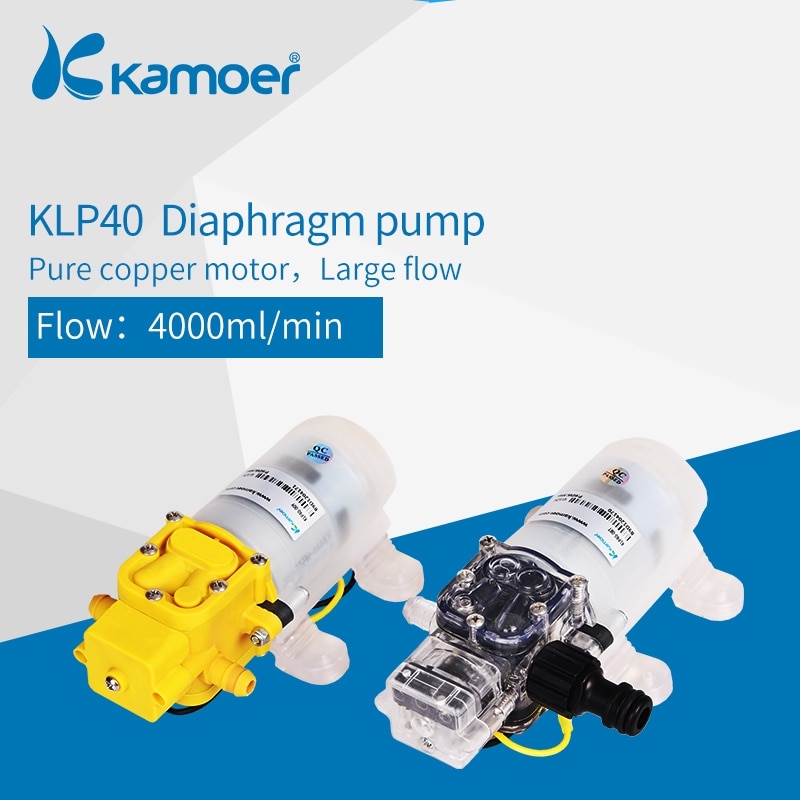 Kamoer KLP40 diaphragm water pump for car (12V,4000ml/min)