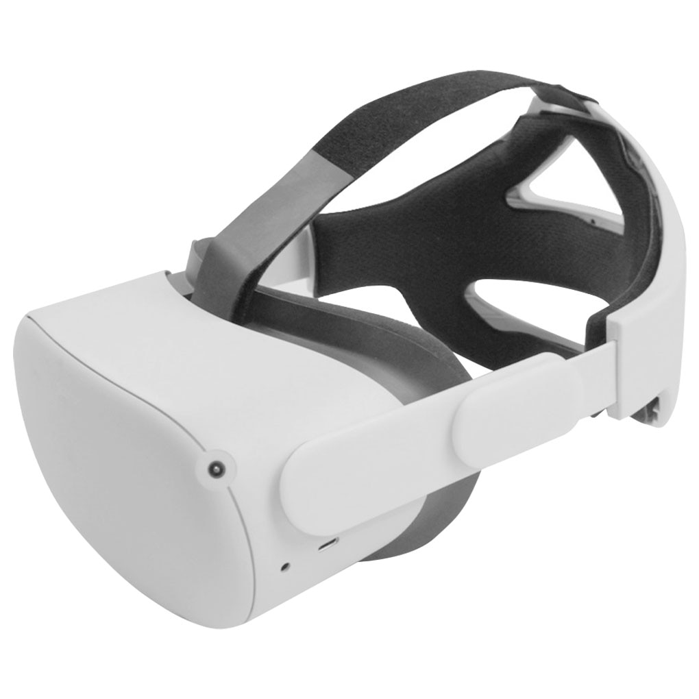 Per Oculus Quest 2 Elite cinturino regolabile per la testa aumenta il supporto migliora il Comfort-virtuale per Oculus Quest 2 accessori VR: White