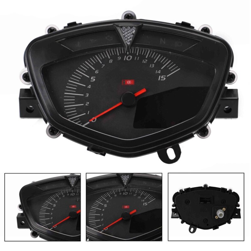 Compteur De Vitesse Numérique Universel Pour Moto - 13000 Tr/min - Rétroéclairage - Pour 2 à 4 Cylindres - Odomètre Réglable - 5
