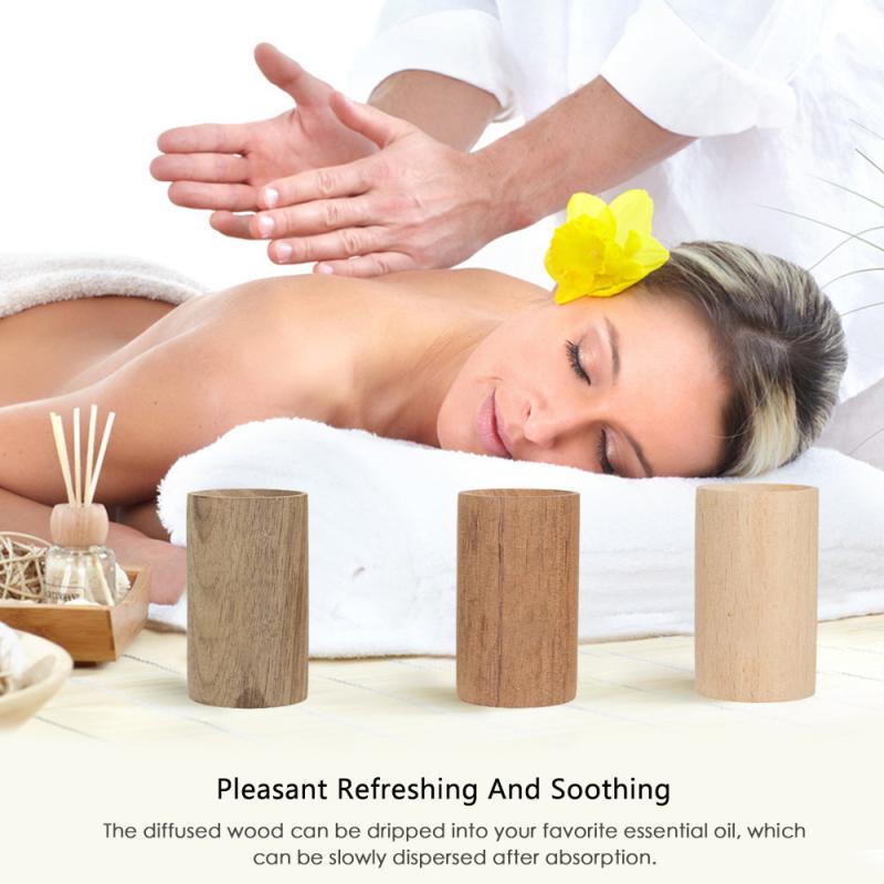 Wooden Essential Oil Aromatherapy Diffuser Wooden Diffuser Volatile Refreshing Sleep Aid Yoga Accessories Household Decoration