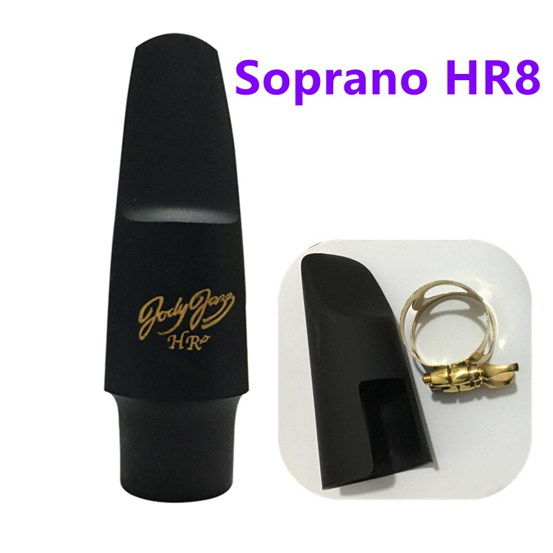 Bocchino per sassofono contralto in bachelite AL3 AL4 AL5 suoni morbidi musica classica accessori per strumenti Sax tenore Soprano HR7/HR8: Soprano HR 8