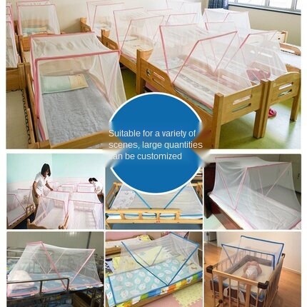 TikTok in same web celebrity folding bottomless nets single portable baby mosquito shields the student's dormitory