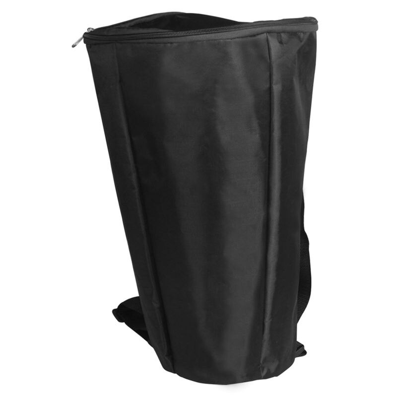 Funda de transporte de tambor Djembe, bolsa de concierto suave con correas de hombro reforzadas con cremallera para percusión de Tambor Africano de 8 pulgadas