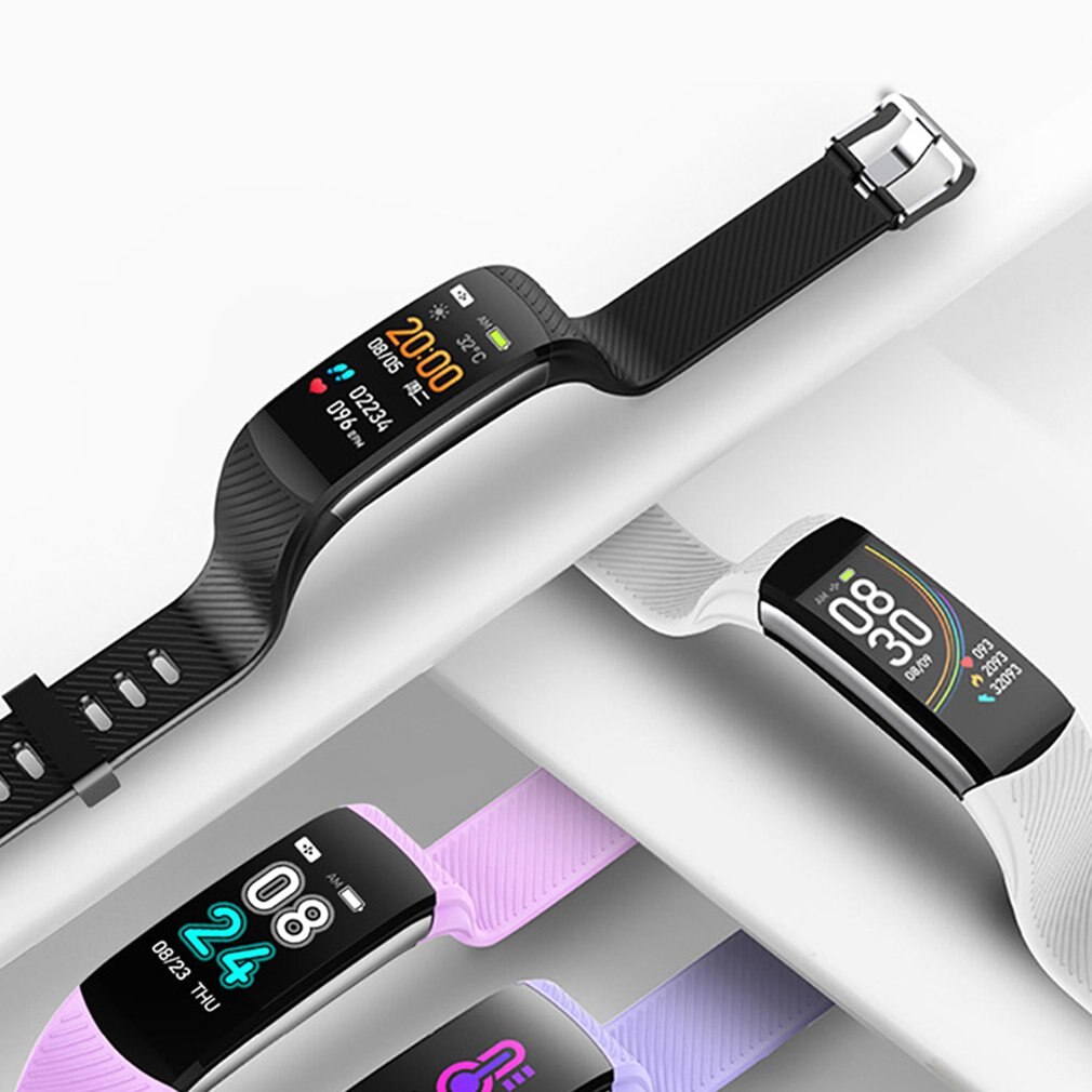 C6s smarte uhren, 0.96- zoll-sportarmbanduhren, herzfrequenzmessung, blutdruckmessung, schlafüberwachung, nachrichtenfunktion, fitness-smartwatch
