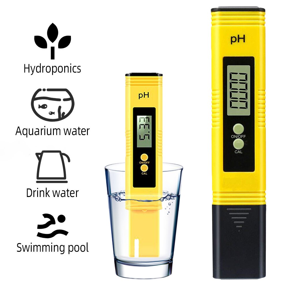 Lcd Digitale Ph Meter Draagbare Digitale Water Tester Ph Pen Aquarium Zwembaden Wijn Monitor Tds Waterkwaliteit Tester Meter