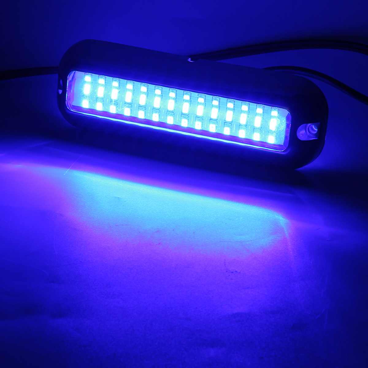 2PCS 42 LED Underwater Fishing Light 12V Boat Transom Night Light Water Landscape Lighting For Marine Boat Accessories Marine