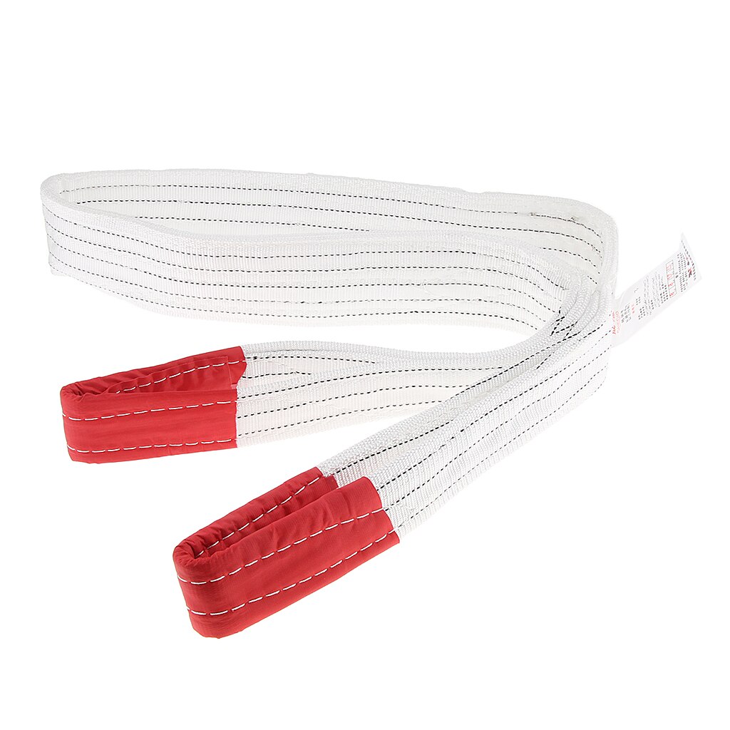 1M, 2M 5 Ton Heavy Duty Lifting Sling Towing Pulling Rope Strap, Reinforced