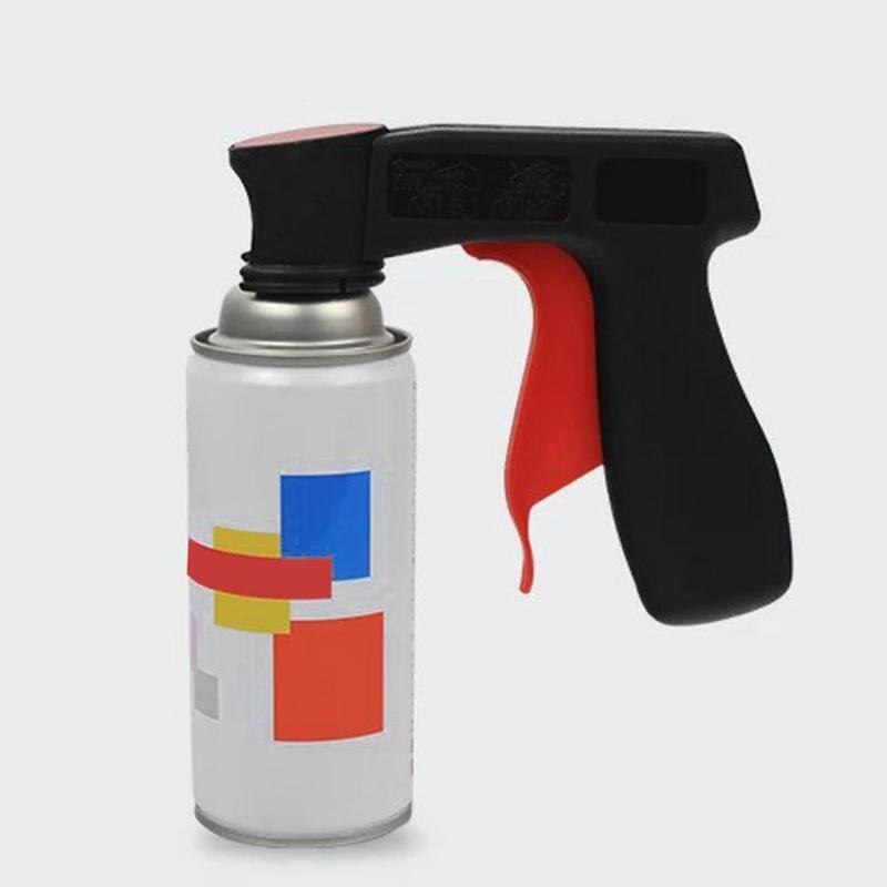 Spray Adaptor Paint Care Aerosol Spray Gun Handle with Full Grip Trigger Locking Collar Car Maintenance