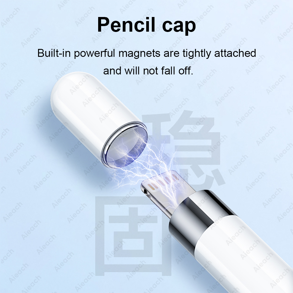 Kompatibel med apple pennspets och magnetisk ersättningslock/laddningsadapter för apple penna 1st generationens tillbehör