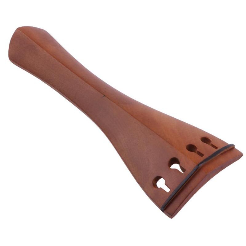 4/4-3/4 brun jujube træ violin fin tuner tailpiece stor med hale reb