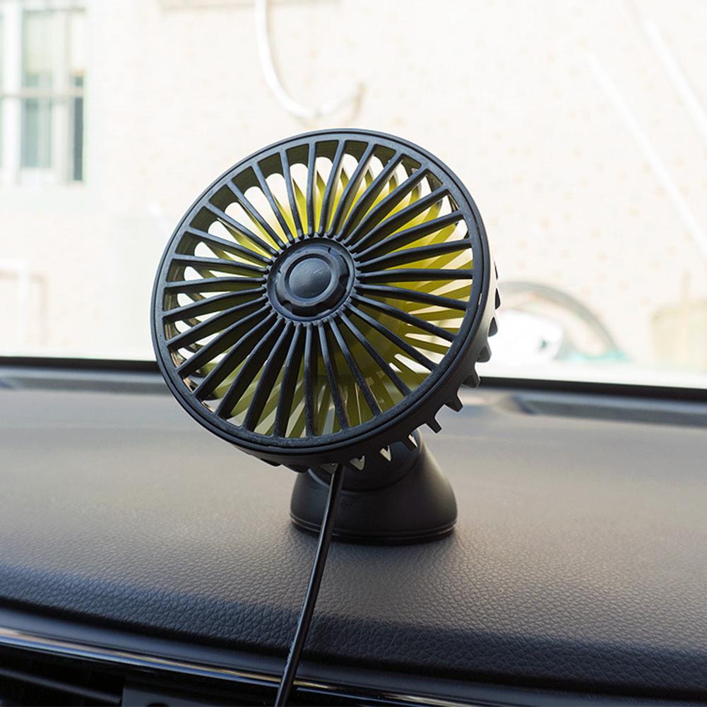 3 Speed Usb Ventilator Mini Elektrische Auto Ventilator Voor Auto Air Vent Gemonteerd 360 Graden Draaibare Car Auto Krachtige Koeling ventilator Aroma
