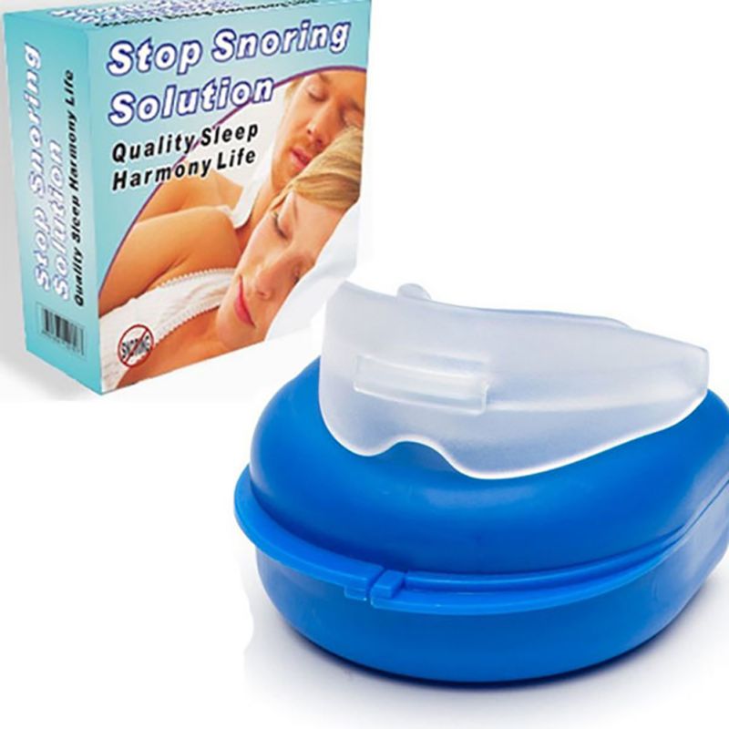 Silicone parar de ronco anti ronco bocal apneia guarda bruxismo bandeja sleep aid protetor bucal parar dentes moagem boca guarda