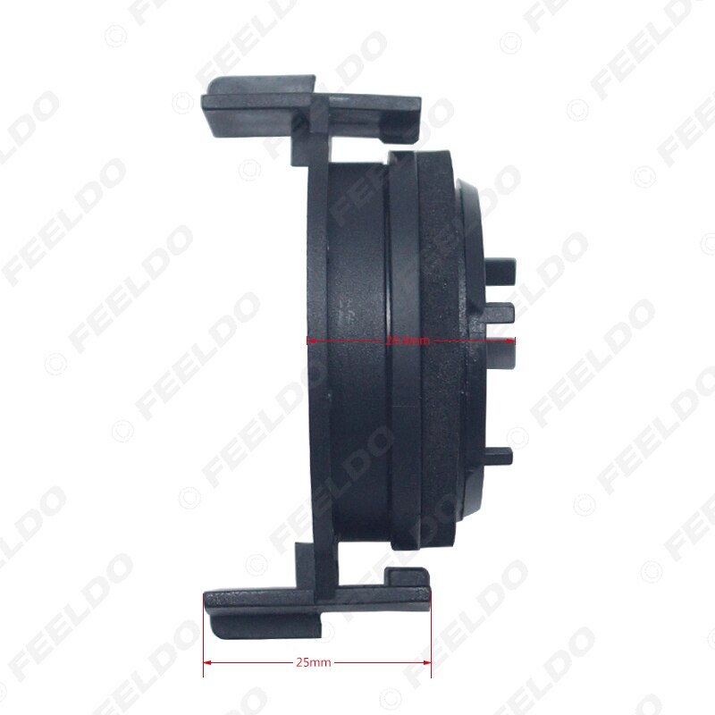 FEELDO 2x H7 LED Scheinwerfer Birne Basis Halter Adapter Für BMW E46 3 Serie LED Scheinwerfer Clip Retainer Scokect Adapter