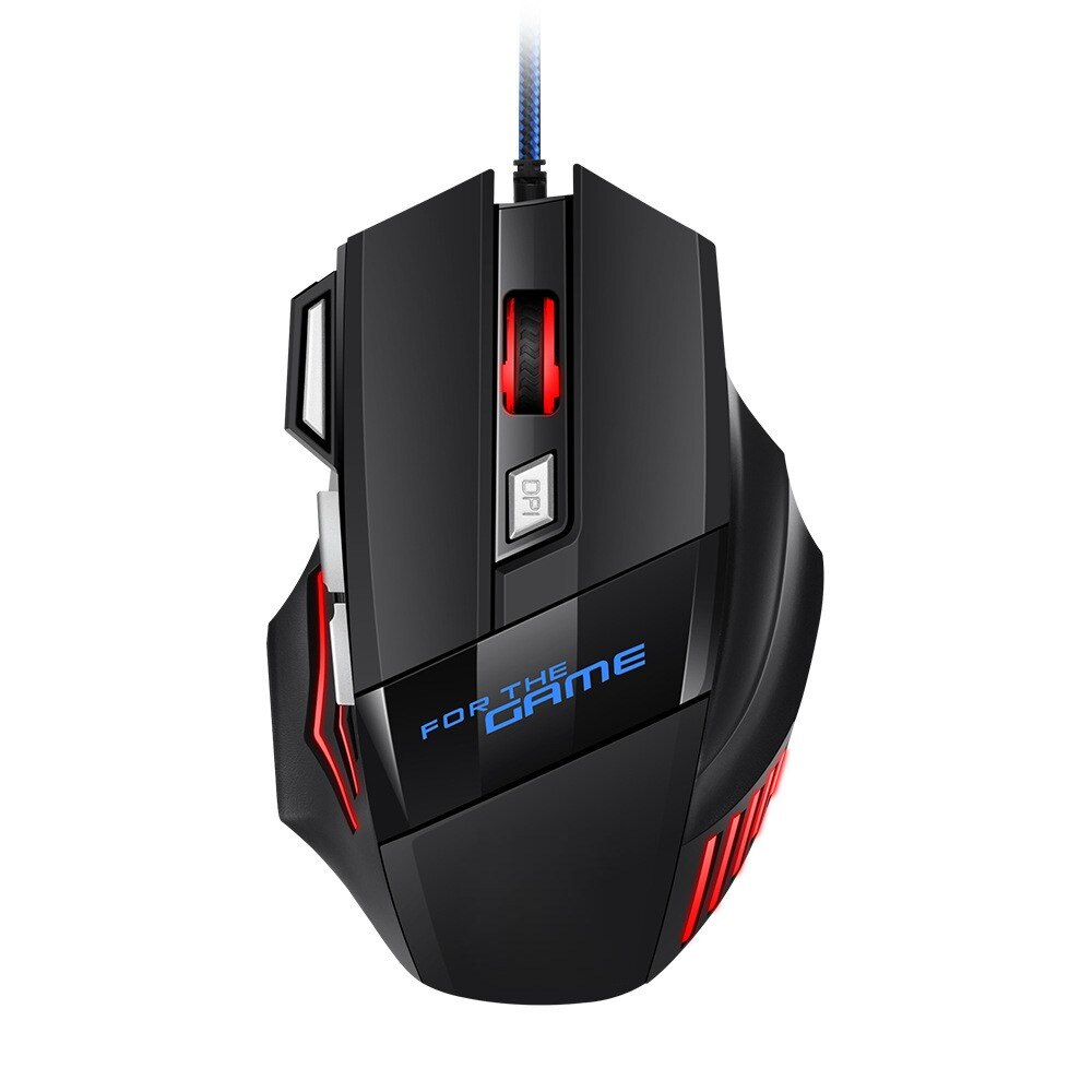 1 pc unthly neue hyper speed usb gaming maus rgb hintergrund beleuchtete ergonomische spiel mäuse 7d esports kabel gebundene maus für laptop pc gamer