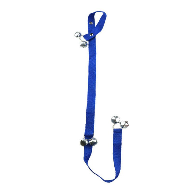 Dzwonki dla psów najwyższej jakości nocnik robić nauki świetne regulowane dzwonki dla psa robić otwierania drzwi dzwonek robić drzwi przyrząd szkoleniowy: Niebieski