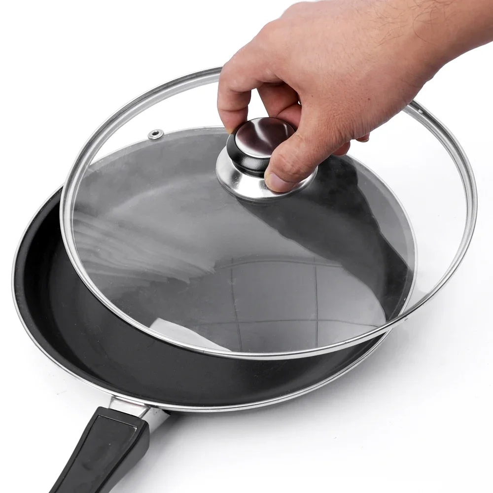 Universele Deksel Cover Knop Hittebestendig Kookpot Pan Deksel Knop Cap Vervanging Hefhandvat Keuken Kookgerei Handgreep Zwart