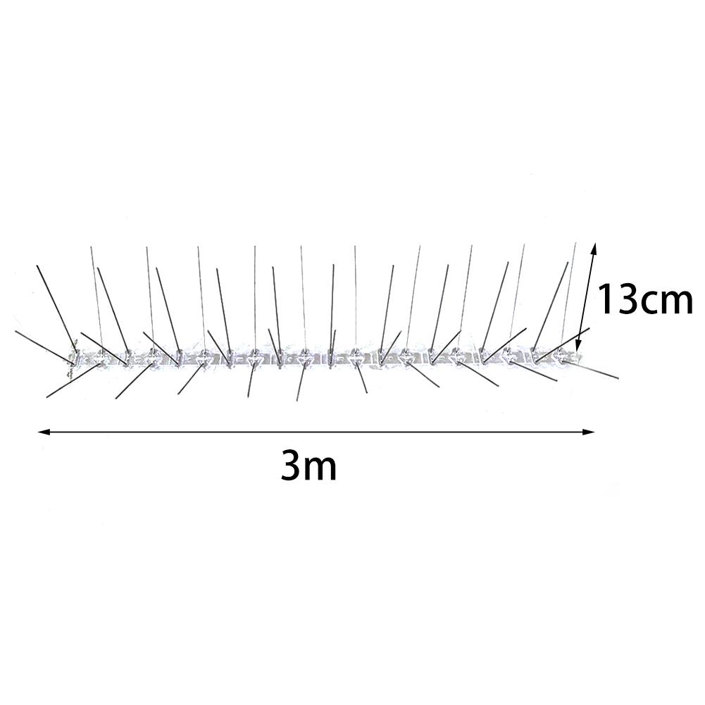 STAINLESS STEEL BIRD SPIKES - Durable Pigeon Repellent - Great Deterrent for Birds, Crows And Woodpeckers 4
