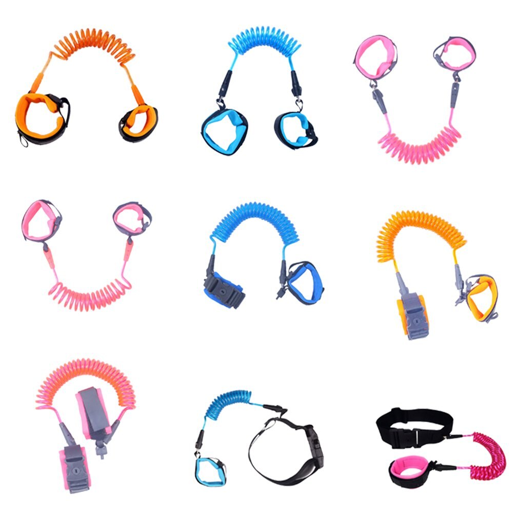 Toddler Baby Kids Safety Harness Cut Continuously Child Leash Anti Lost Wrist Link Traction Rope