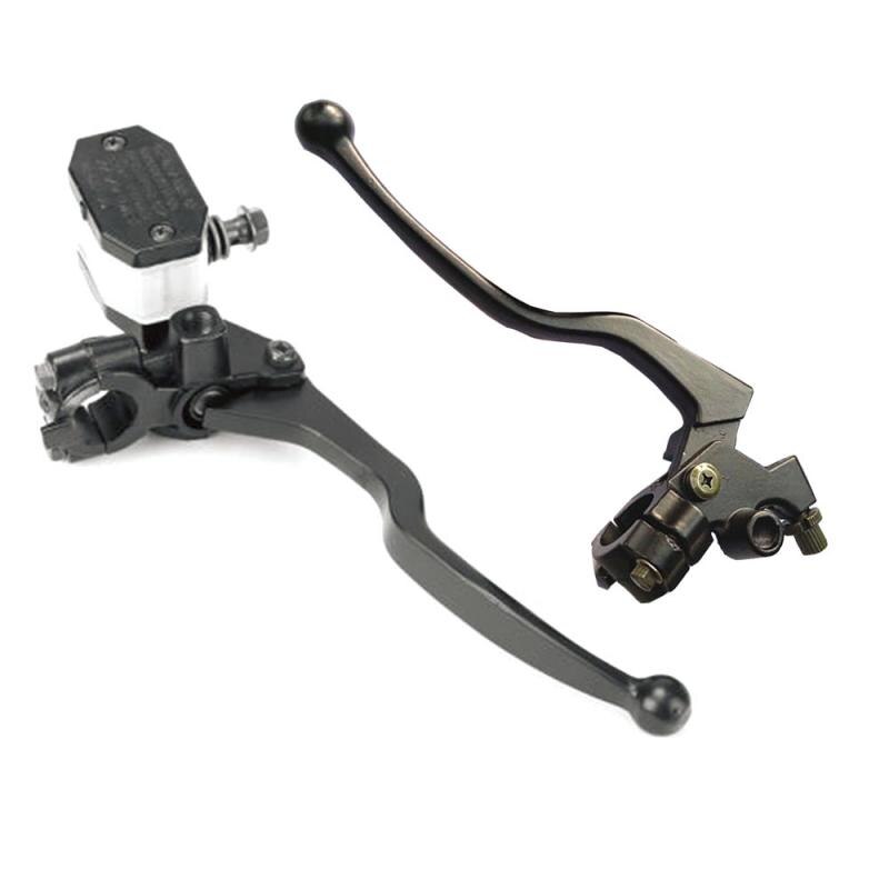 ! Palanca de embrague del manillar izquierdo de aluminio, 22mm, 7/8 pulgadas, para Pit Dirt Bike, motocicleta, ATV, accesorios de motocicleta, piezas de frenos: Default Title
