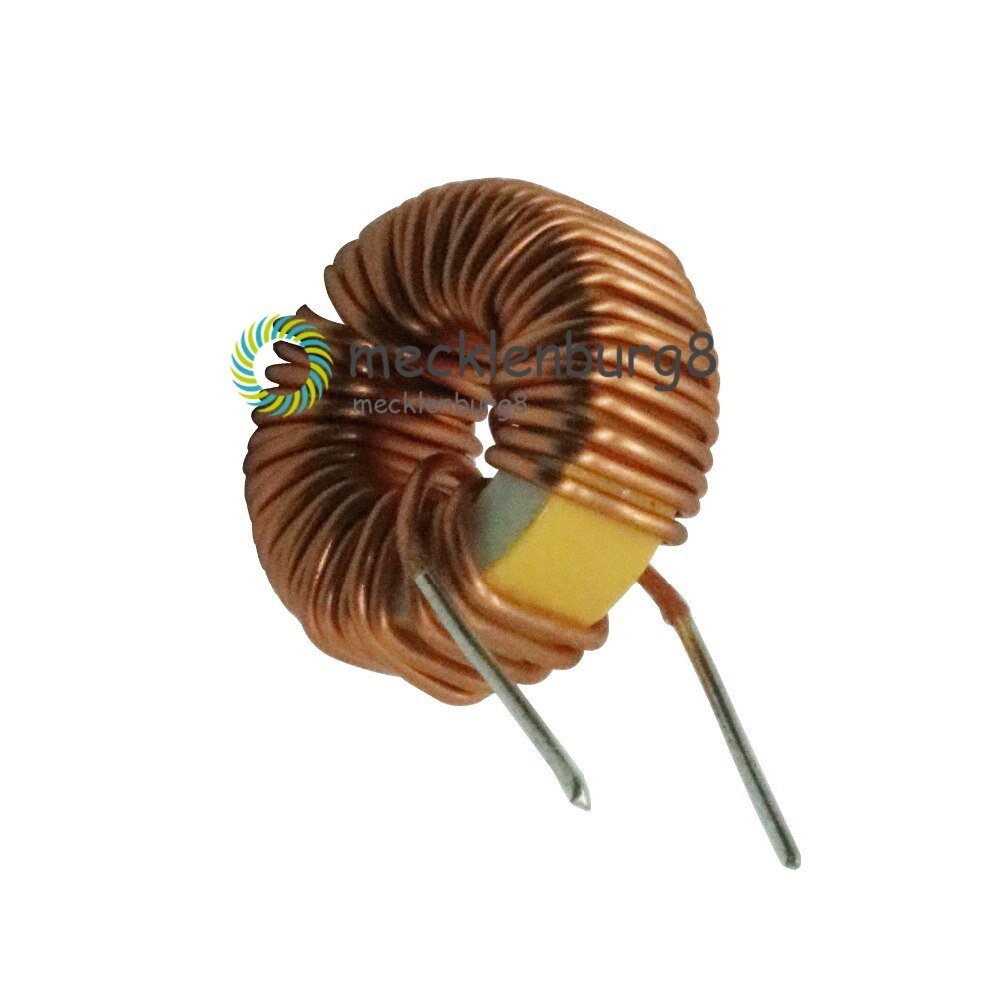 10Pcs Toroid Core Inductors Wire Wind Wound for DIY mah--100uH 6A Coil