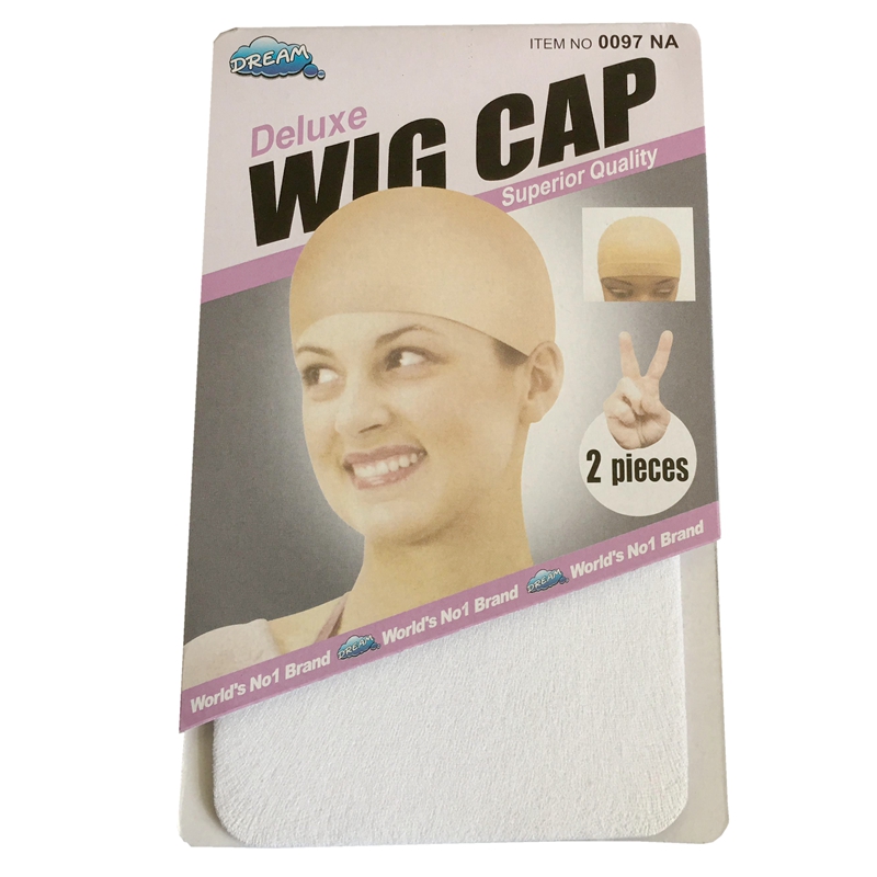 10 Stuks Bruin Pruik Cap Haarnetje Haar Mesh Pruik Weven Cap Rekbare Elastische Haarnet 5 Kleur 2 Stuks/pak: White