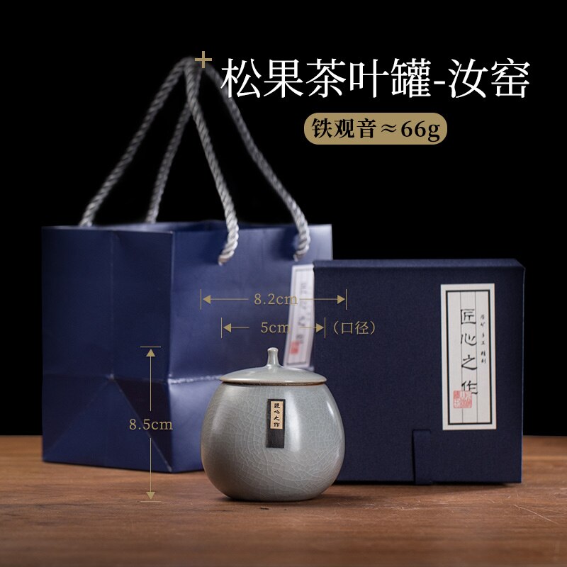 Keramische Pot Thee Opslag Container Organizer Koffie Container Opslag Thee Bus Keramische Caja Para Te Thee Container BA6: Default Title