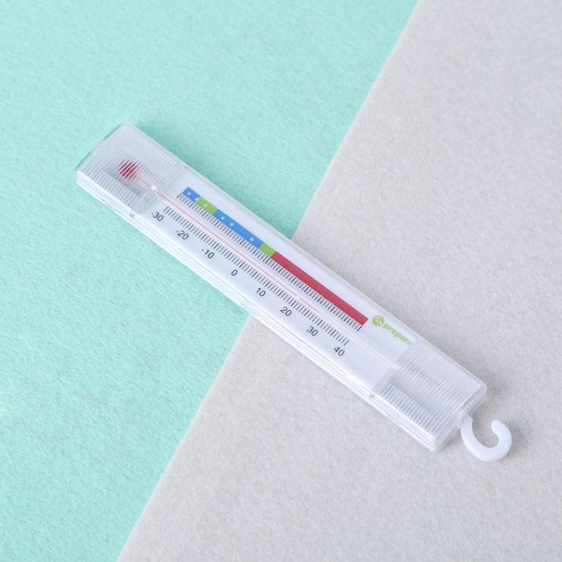1PC Fridge Freezer Thermometer Indoor Household Fridge Dial Thermometer with Hook Kitchen Refrigerator Thermometer