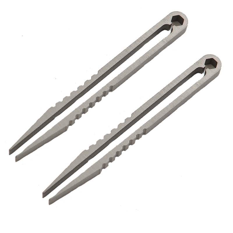 Pinzas M6CF para acampar, herramienta de aleación de titanio, para viajes al aire libre, Camping y senderismo