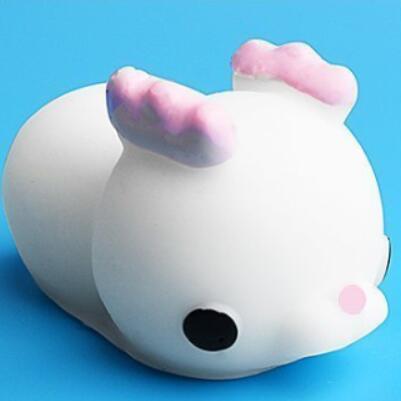 Squishy Toy Cute Animal Antistress Ball Squeeze Mochi Rising Toys Abreact Soft Sticky Squishi Stress Relief Toys Funny: 2 White deer