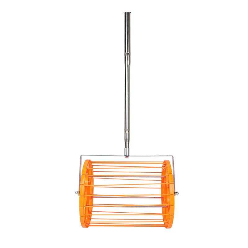 HUISHENG Telescopic Pole Rolling Table Tennis Ball Hopper Catcher Ping pong Ball Picker Receiver Collection 120 Pieces Capacity