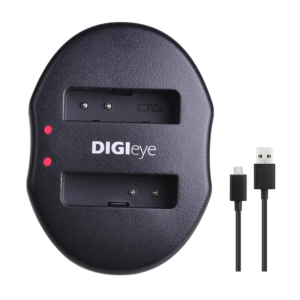 2Pcs CGA-S005 DMW-BCC12 Battery + Dual USB Charger for Panasonic Lumix DMC FX1 FX3 FX8 FX9 FX10 FX12 FX50 FX100 LX1 LX2 LX3: 1 charger