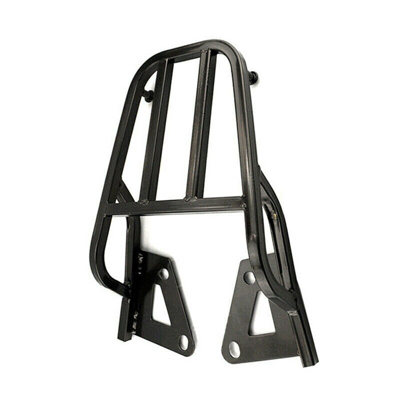 Motorcycle Bike Trunk Seat Rear Box Tail Fin Shelf Metal Luggage Rack Kit Seat Extension