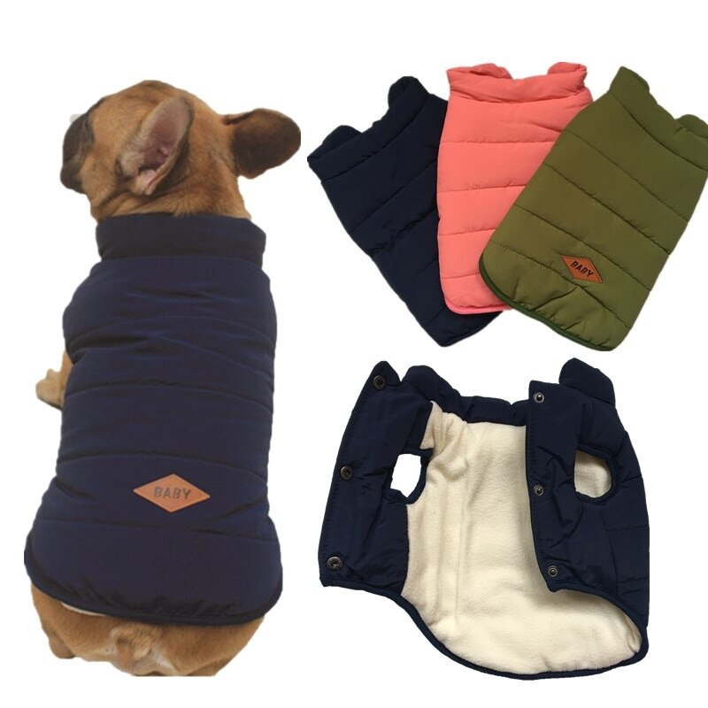 dog winter coat pet dog clothes pug french bulldog pet products puppy clothes pet coat winter