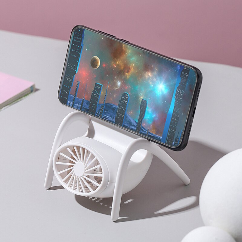 Z20 Mobile Phone Stand Usb Mini Fan Electric Portable Hold Small Air Cooler Originality Charging Household Electrical Appliances