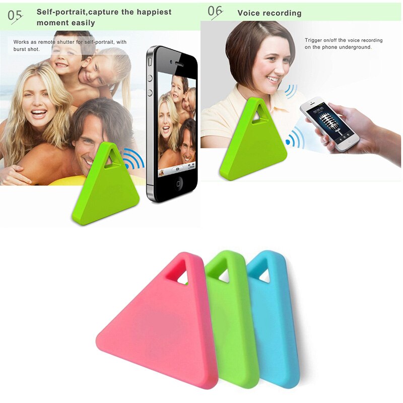 Bluetooth 4.0 Wireless Anti-Lost Anti-theft Alarm Device Tracker GPS Locator Key/Cat Wallets Finder Trackers NC99