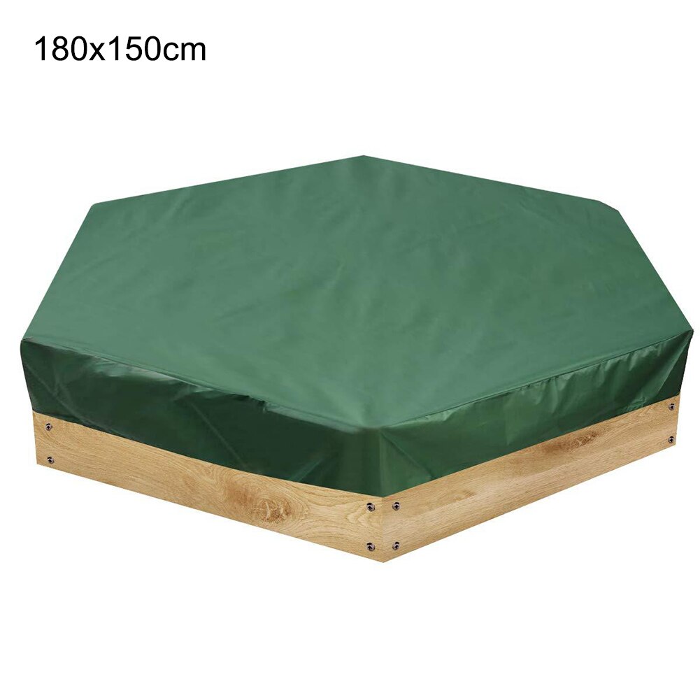 Vierkante waterdichte oxford stoffen stofhoes luifel trekkoord zandbak zandbak stofdichte hoes