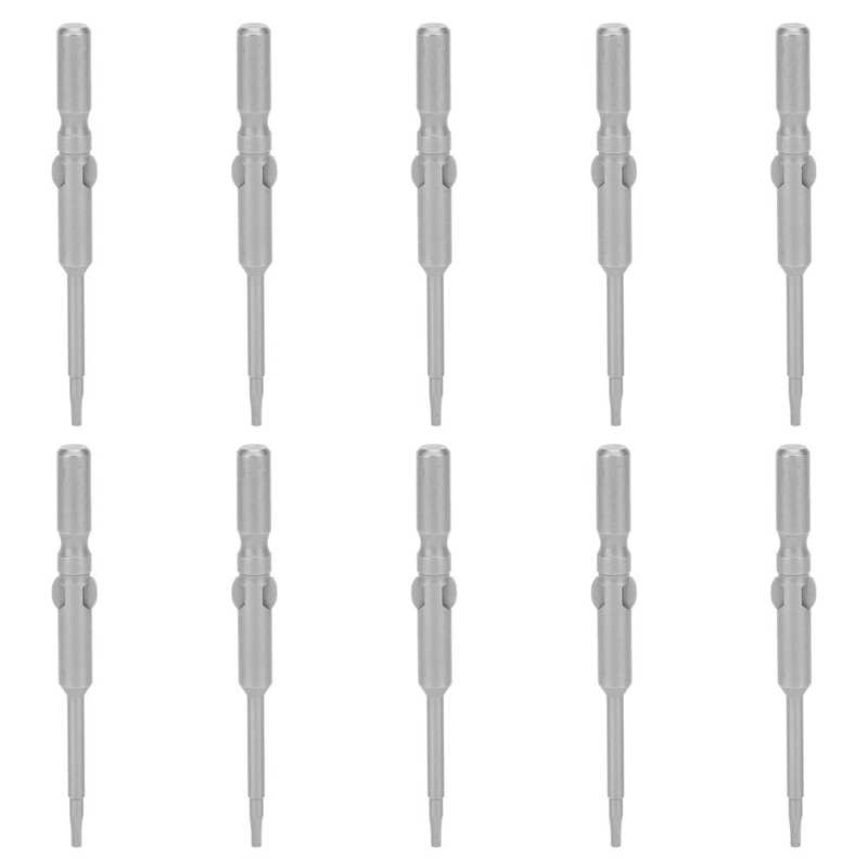 Magnetic Head Screwdriver Bits 5mm Shank Screwdriver Bits High Temperature Quenching for Factory Repair Shop Industry Home