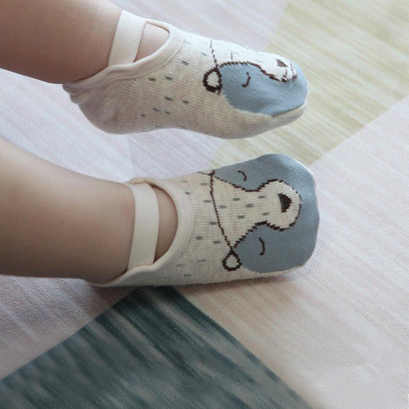, calcetines para bebé, calcetines para caminar, zapatos de algodón antideslizantes para niños pequeños, calcetines de poliéster en 6 colores, zapatillas con agarre de 0 a 3 años