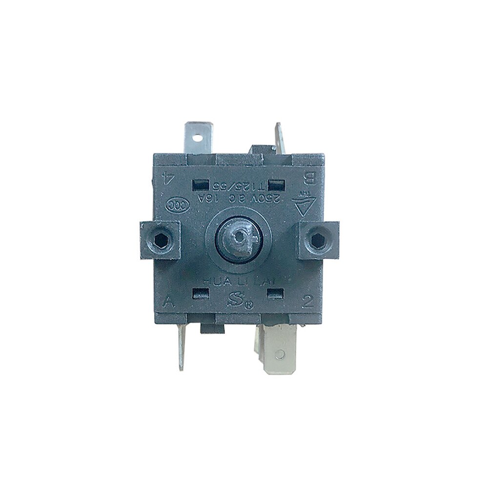 FZ31-9 Double Unit Selector Rotary Switch 9 Pins 6 Positions 16A 250V AC Replacement Part
