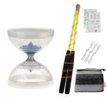 Chineseyoyo cuscinetto Diabolo giocoleria giocattoli Diabolo professionale Set imballaggio 5 colori per scegliere con borsa a cordoncino