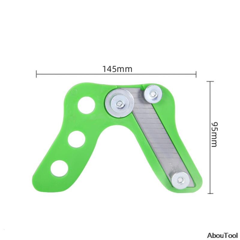 Edge Strip Trimming Knife Manual Paint-Free Board Sealing Thickened Scraping Knife PVC Scraping Edge Artifact Woodworking Head: curve