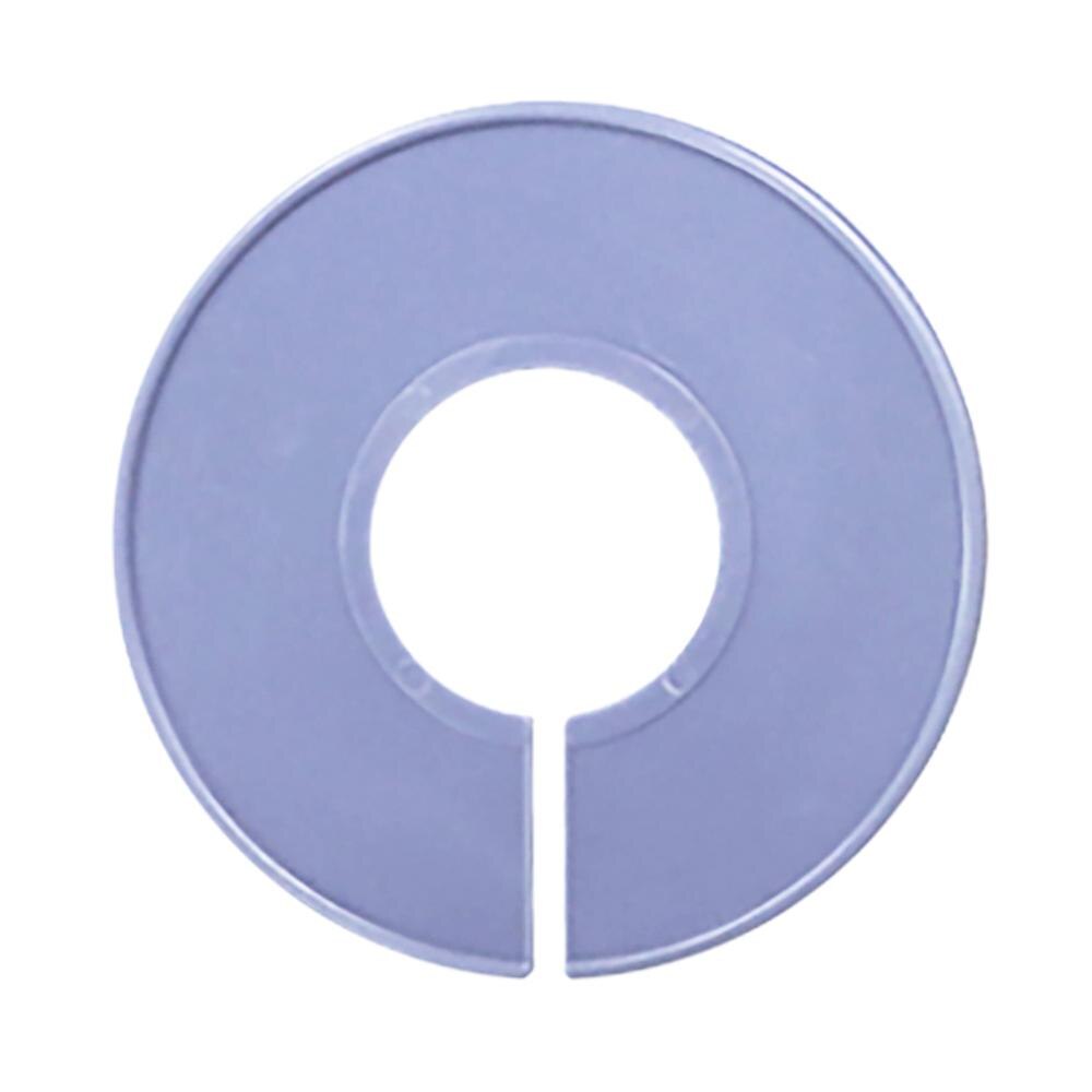 6/8/12Pcs Diy Baby Kleding Maat Verdelers Plastic Kleden Markering Ring Maat Verdelers Garment Maat Tags ronde Hangers Rack: Gray-6Pcs