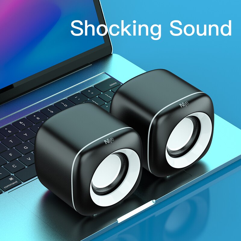 Wired Mini Computer Speakers Bass Horns for Laptop Desktop Phone Portable Subwoofer Speaker USB AUX Audio Multimedia Loudspeaker