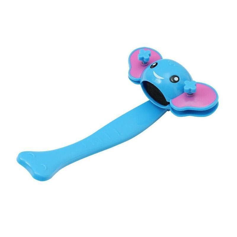 Schlecht Wasserhahn Verlängerung Kind freundlicher Hand Waschen Gerät Waschbecken klopfen Wasser Verlängerung Verlängerung Griff Zubehör Verlängerung Bathr X9P9: Blau