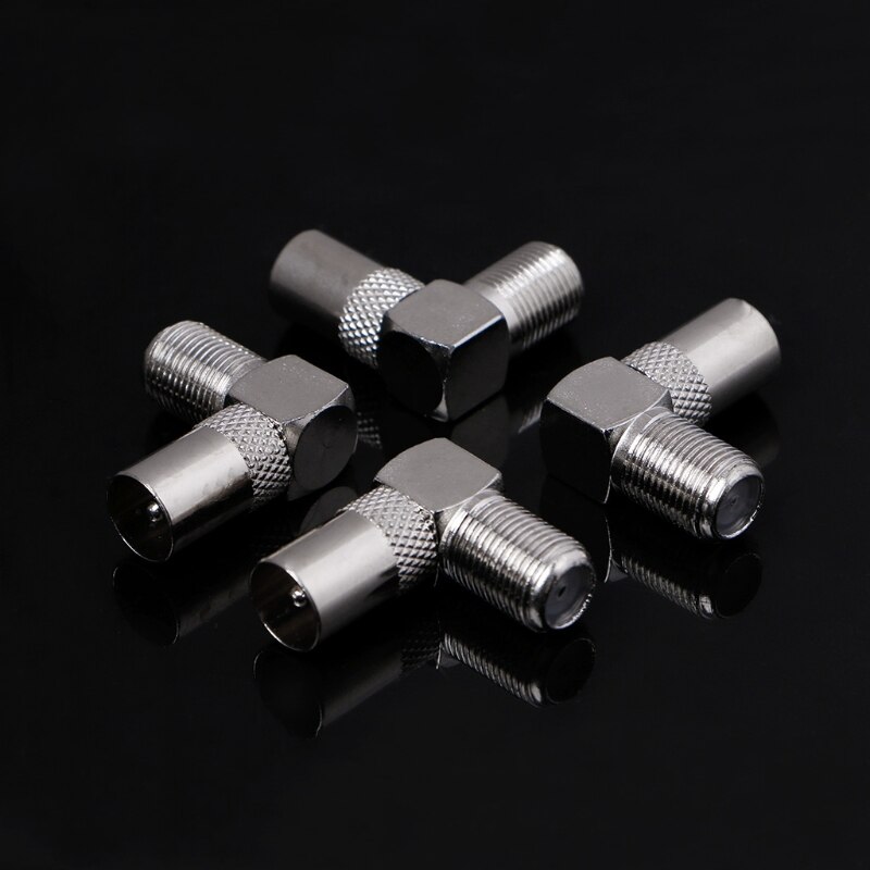 10 Pcs Right Angled Angle 90 degree F Connector Female to RF Coax Male Plug Aerial