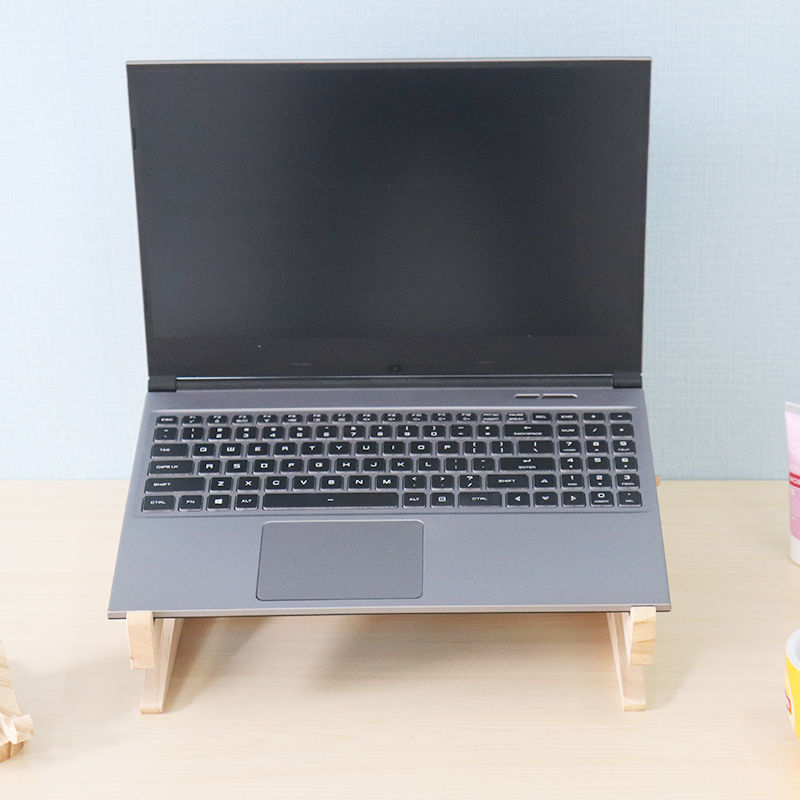 Solid Wood for IPhone IPad Laptop Bracket Elevated Rack Elevated Bracket Cooling Base Cervical Desktop Holder Stand