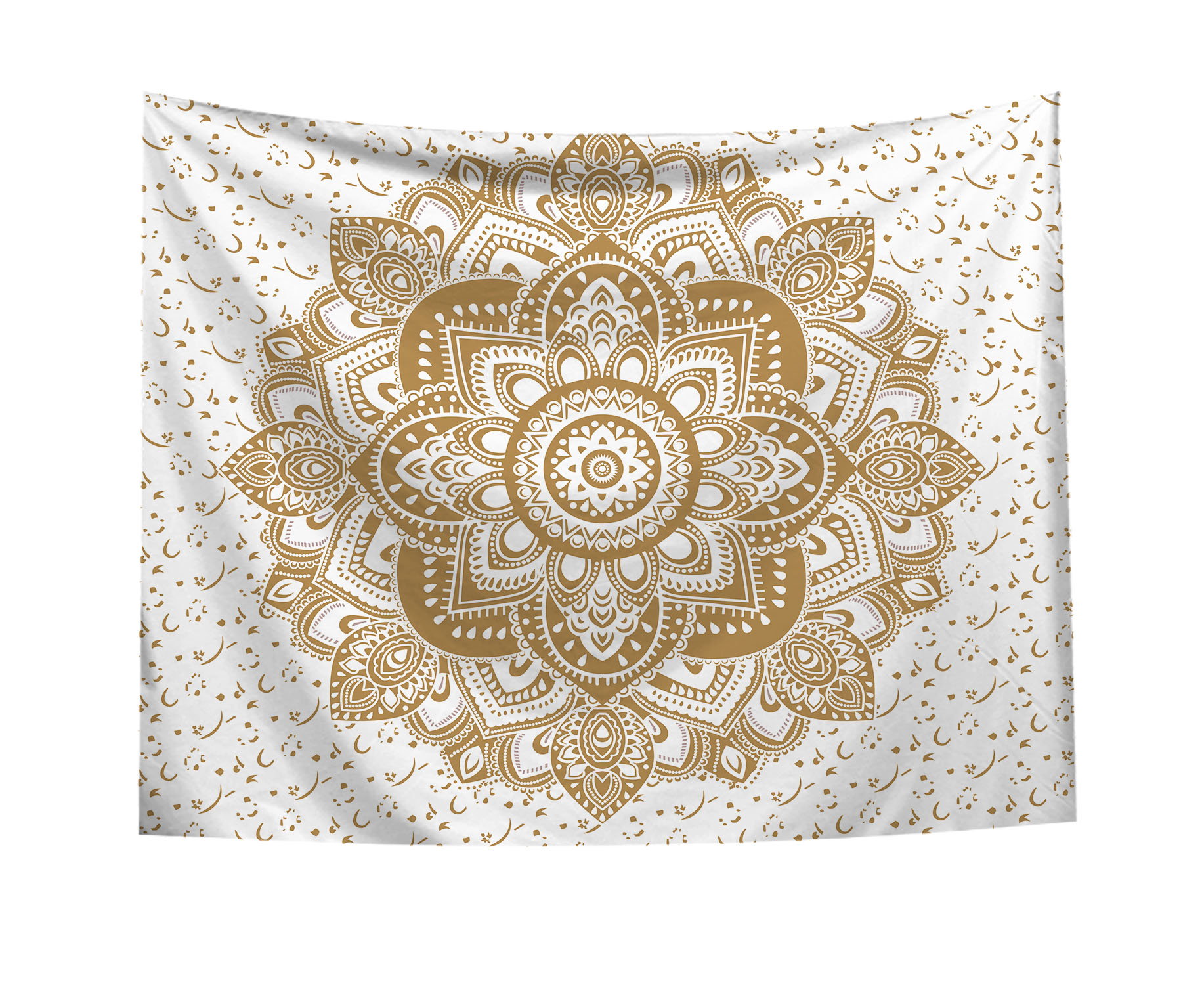 Tapestry Hippie Sprei Muur Opknoping Strandlaken Indiase Yoga Mat Decor Twin: F