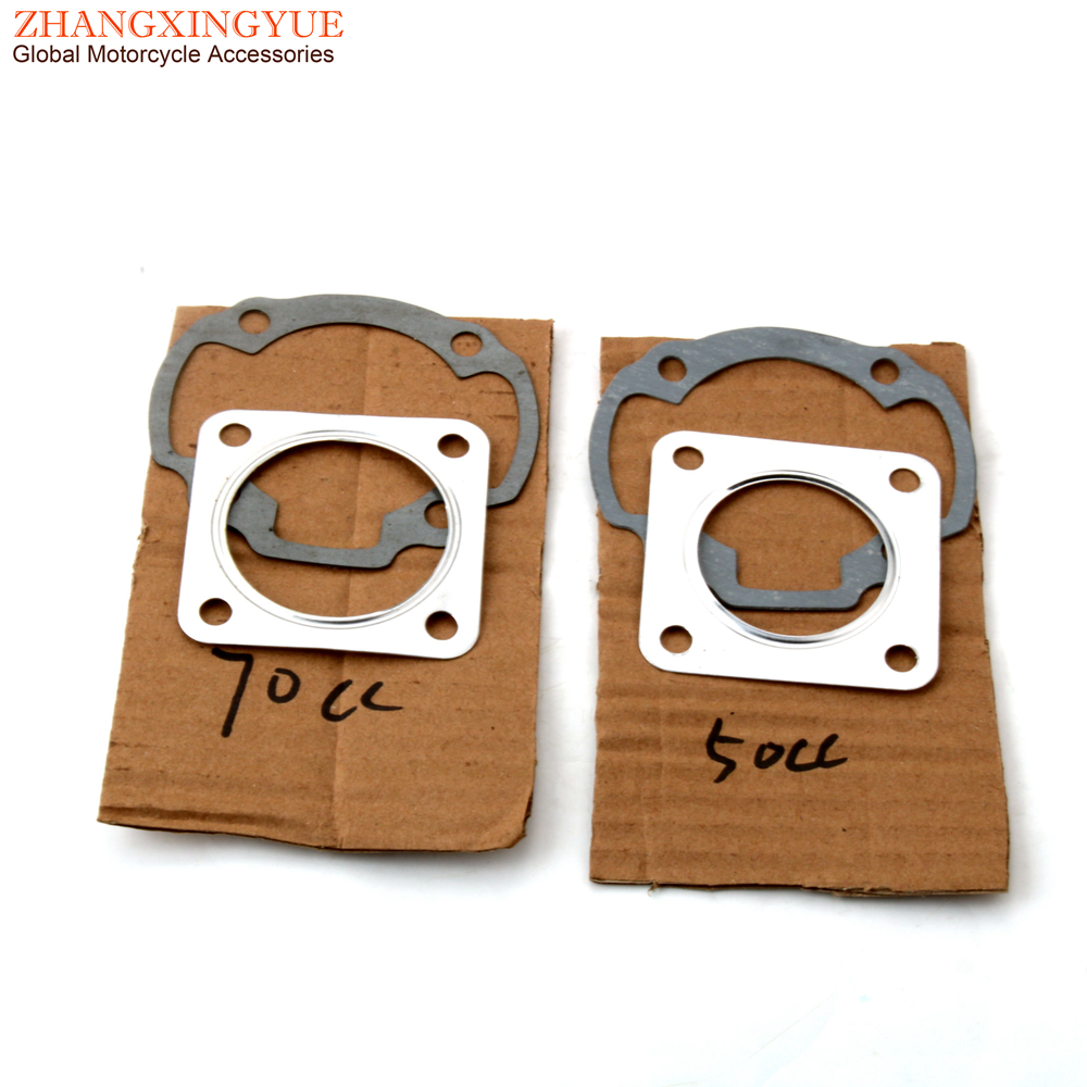 Juego de juntas de cilindro para Scooter, piezas de motor de 2 tiempos para Honda Dio AF34, AF35, ZX50, 50cc, 70CC