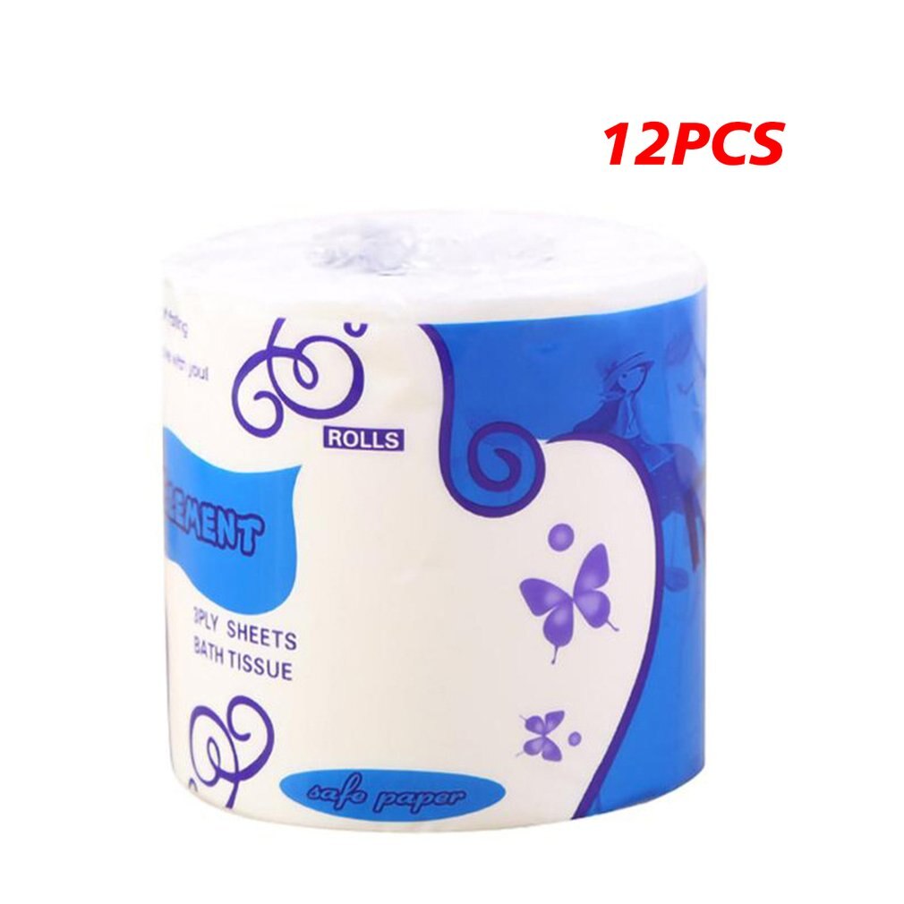 toilet paper roll paper wood pulp paper towel toilet paper household for office for family for restaurant: Green