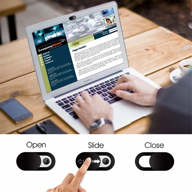 Für Laptops PC Macbook praktisch Tablette Webcam Abdeckung Anti-gucken Schutz Kamera Abdeckung Mini Ultra-Dünne Privatsphäbetreffend aufkleber Schieberegler